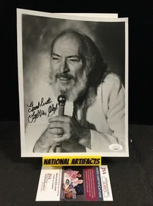 Lee Van Cleef The Good The Bad and the Ugly Actor signed 8x10 B&W Photo JSA -1 # - Picture 1 of 4