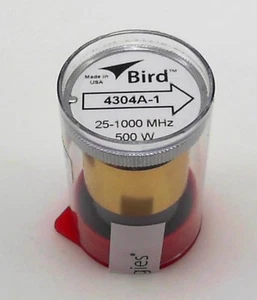 Elemento vatímetro de pájaro 4304A-1 25-1000 MHz 500W 4304-1 (Nuevo) - Imagen 1 de 1