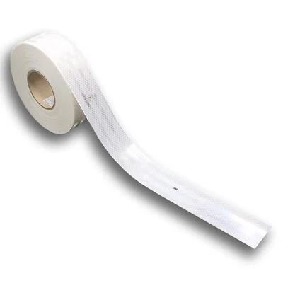 EASYDRUCK24DE 3M Diamond Grade 983 reflektierende Konturmarkierung 1 m Konturband weiß AZ_007