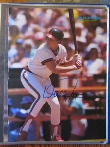 VINTAGE WALLY JOYNER AUTO SIGNED MAGAZINE PAGE CALIFORNIA ANGELS RARE #2 - Picture 1 of 1