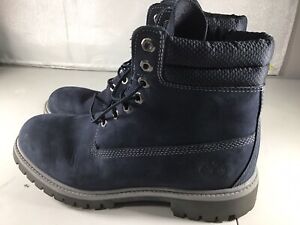 Mens Timberland Suede Blue Boots (Size US 9)