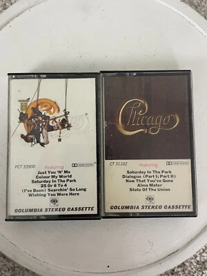 Chicago V & IX Greatest Hits Music Columbia Stereo Cassette Tape Dolby Untested - Image 1 of 4