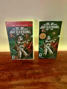 *KEIN SPIEL* Star Wars Battlefront 2 Greatest Hits PSP-Hülle + Handbuch - Bild 1 von 2