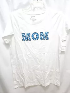 Women's Los Angeles Dodgers Tiny Turnip White Mom T-shirt 2XL - Picture 1 of 3