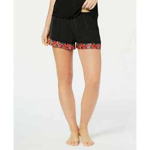 Pantalones Cortos de Pijama INC Negro Bordado Dobladillo International Concepts, Grandes - Imagen 1 de 4