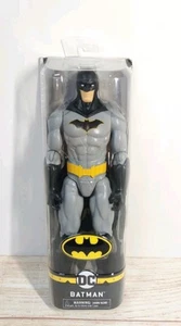 DC Comics BATMAN 12 Inch Action Figure 2020 Spin Master Black Grey Costume - Picture 1 of 9