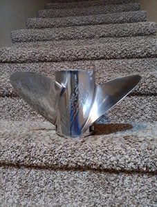 Quicksilver Laser 2 Steel Propeller 48-16550-25P - Picture 1 of 24