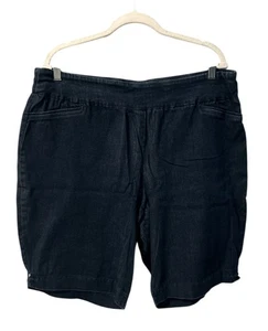 Croft & Barrow Womens Wash Straight Mid-Rise Classic Stretch Denim Shorts 18(815 - Picture 1 of 5