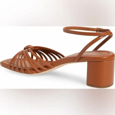 Sandalias de tacón anudado marrón Loeffler Randall - talla 7B Foto 1 de 4