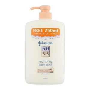 Jabón corporal nutritivo Johnson's Baby pH 5,5 con aceite de almendras (1000 ml) - Imagen 1 de 3