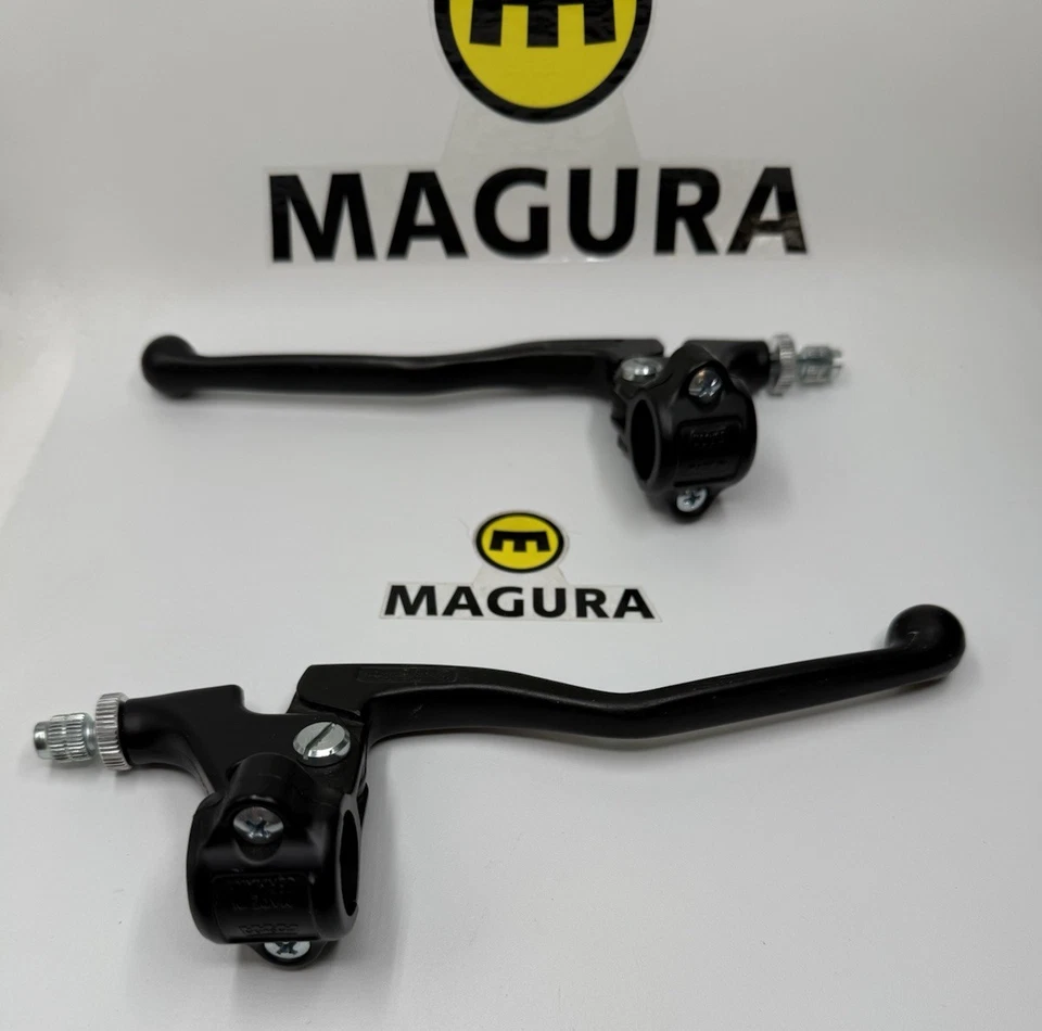 Juego completo de palancas de freno y embrague Magura Husqvarna Maico Vintage MX Enduro Foto 1 de 4