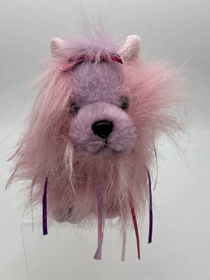Ganz Webkinz Plush Dog Yorkie Pink Ribbon 7” Stuffed Animal Lovey Toy - Image 1 of 4