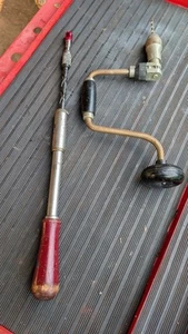 Vintage Yankee No. 131A Screwdriver Push Drill Ratchet With Vintage Fuller - Picture 1 of 7