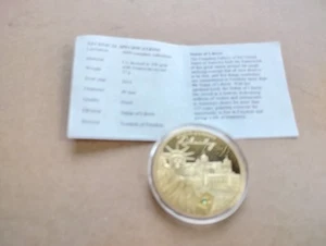 2014 American Mint Statue of Liberty Proof 24k with Crystal Symbols of Freedom - Picture 1 of 5