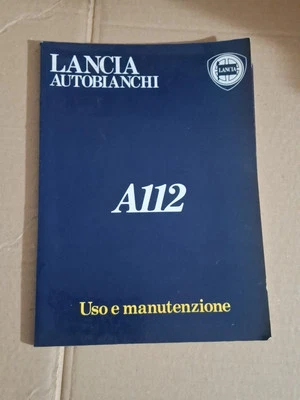 LANCIA AUTOBIANCHI A112 JUNIOR-ABARTH 70 HP ELITE-USO E MANUTENZIONE-2*ED 1983 - Immagine 1 di 4
