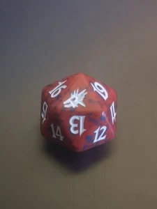 1 x MTG Spindown Dice Scourge Red - Picture 1 of 1