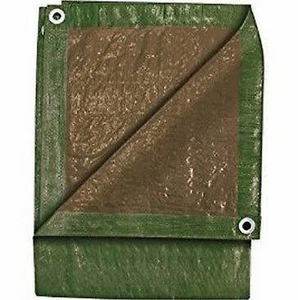 TG KT-WT0418GB Wood Pile Tarp, Green/Brown, 4 x 18-Ft. - Quantity 1 - Picture 1 of 1