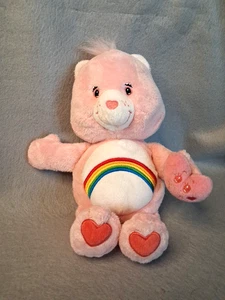 VTG Care Bears 2002 Baby Rainbow Cheer Bear (Non)-Talking Plush 10" Classic - Picture 1 of 16