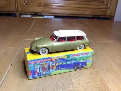 Atlas Dinky 539 Break ID 19 Citroen em ouro com teto branco  - Imagem 1 de 4