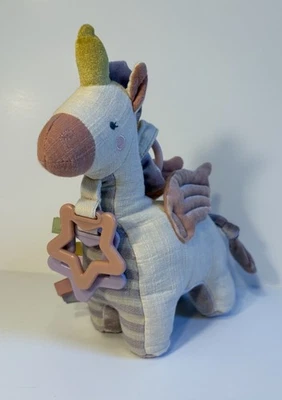 Juguete de peluche Itzy Ritzy Pegaso caballo a medida enlace y amor actividad de dentición usado en excelente estado Foto 1 de 4