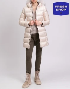 RRP€407 COLMAR ORIGINALS Down Jacket IT50 US14 XXXL Padded Hooded Logo Patch - Picture 1 of 12
