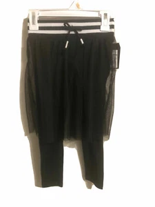 ART CLASS Girl's Size XS 4/5 Black Leggings Tutu Elastic Waistband Dance NWT  - Picture 1 of 5