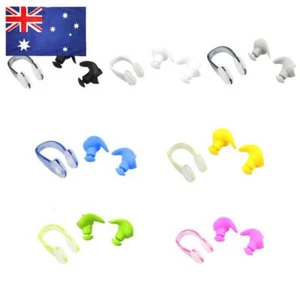 Unisex Useful Swimming Nose Clip Nose Plug Reusable with Ear Plug Nose Protector - Bild 1 von 24
