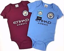 Manchester City FC Bebés Cochecito Body de Bebé x2 Hombre