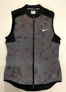 Nike Women's S Aeroloft 3M Flash Running Reflective 800 Down Vest, 689260-011 - Picture 1 of 9