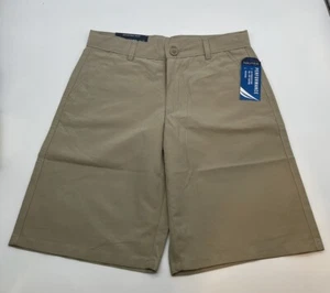NEW Nautica Boys Khaki School Uniform Shorts Size 14 Regular - Picture 1 of 4