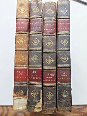 1817 The History of America. Complete in 4 Volumes. Works of William Robertson - Image 1 of 4