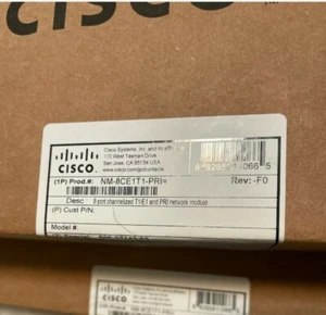 Authentic Cisco NM-8CE1T1-PRI 8 Port Channelized E1/T1 PRI Two Years Warranty - Picture 1 of 3
