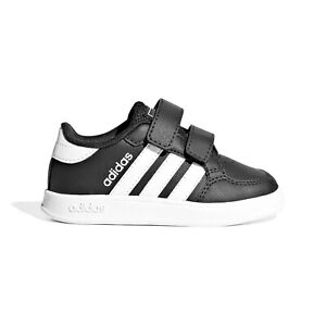 Toddler adidas Breaknet Tennis Shoes FZ0091 Black/White 100% Original Brand New