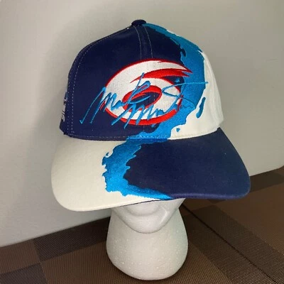 Mark Martin Splash #6 Hat Snapback NASCAR Racing Blue White Track Gear Cap - Image 1 of 4