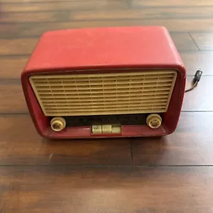 Radio Am/M Olympic Opta Kobold rara a valvole in bachelite 5720W Germania - Foto 1 di 9