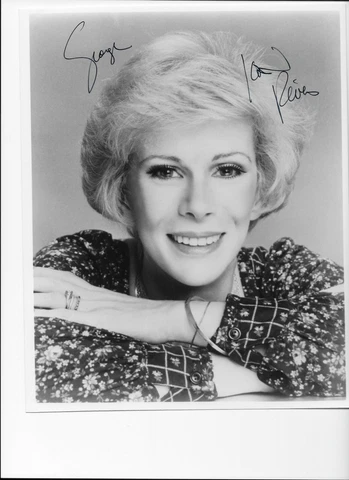 JOAN RIVERS PERSONALLY AUTOGRAPHED 8X10 PHOTOGRAPH Cover