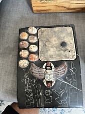 Ojuelos De Jalisco Ancient Alien Stone Carving Authentic Mosaic Scarab Tablet