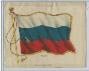 S31 American Tobacco Silk, National Flags, 1910, Russia (5 X 6.5 in)