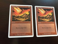 2 Stone Rain ~ Red Seventh 7th Edition Mtg Magic Common 2x X2