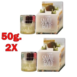 2X Cathy Doll Snail Gold, Firming Face Cream Wrinkle Skin Soft Radiant 50g - Picture 1 of 11