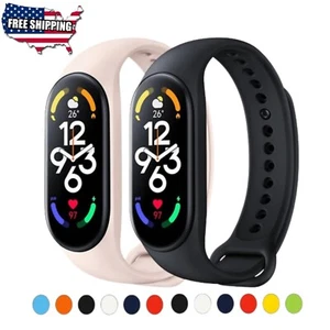 Strap for Xiaomi Mi Band 3 4 5 6 7 bracelet Sport silicone watch wristband - Picture 1 of 20
