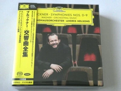 Andris Nelsons Bruckner Symphonies No. 0-9 Wagner 10 SACD Hybrid JAPAN - Image 1 of 3