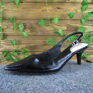 Alfani Damen Babbsy Slingback schwarz Synthetik Pump 11 Medium leicht gebraucht 2025 - Bild 1 von 7