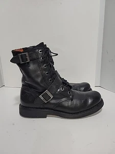HARLEY DAVIDSON D95264 SCHWARZ LEDER 8" SEITLICHER REISSVERSCHLUSS HERREN 11M STIEFEL - Bild 1 von 9