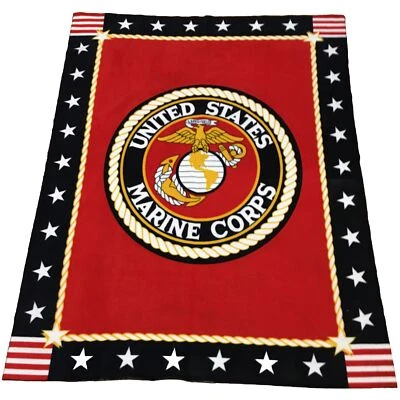 Lanzamiento de Marines de los Estados Unidos, pieza de tela polar, 4’x5’, nuevo Foto 1 de 2