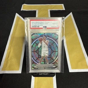 2023 prizm victor wembanyama Stained Glass Rookie CASE HIT! PSA 10! SSP SPURS - Picture 1 of 2
