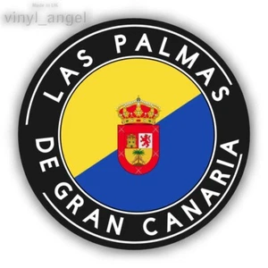 LAS PALMAS DE GRAN CANARIA Round Fridge Magnet 75x75mm #M9059 - Picture 1 of 2