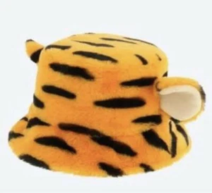 Tokyo Disney Resort Winnie the Pooh Tigger Fluffy Bucket Hat Ears Cap from Japan - Picture 1 of 4