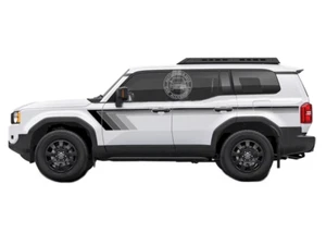 Kit de calcomanías de puerta lateral de rayas gráficas para coche Toyota Prado LC250 - Imagen 1 de 7