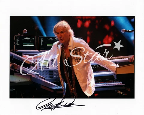 ASIA - Geoff Downes (Keyboards) Yes & The Buggles Signed Photograph 01 (MC) Cover